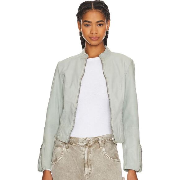 Deadwood Gazelle Jacket in Pigeon Gray NWT Size 36 UK Small US - Picture 2 of 4